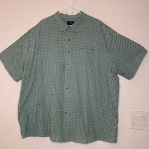 Synrgy Men Short Sleeve Cotton 
Big & Tall Button Up  4XL Short Sleeve…